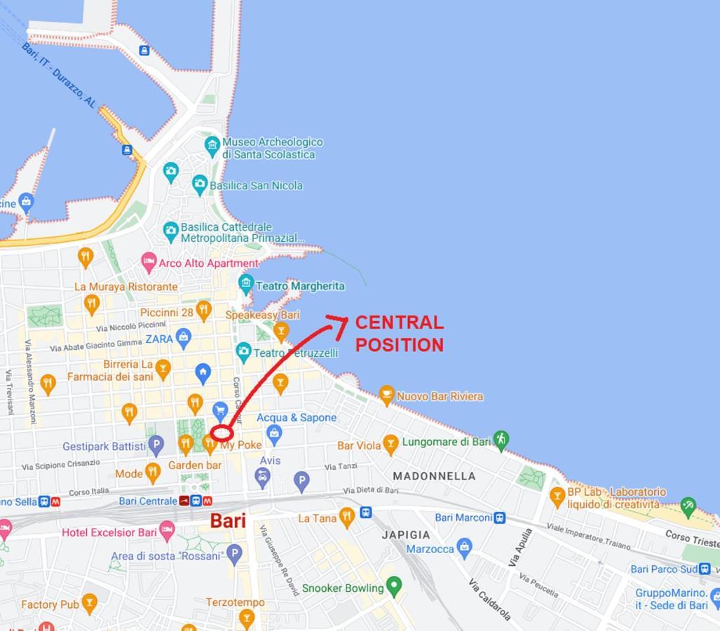 Baribello Apartment - 3 Bedrooms 3 Bathrooms - Bari Central Station Ngoại thất bức ảnh